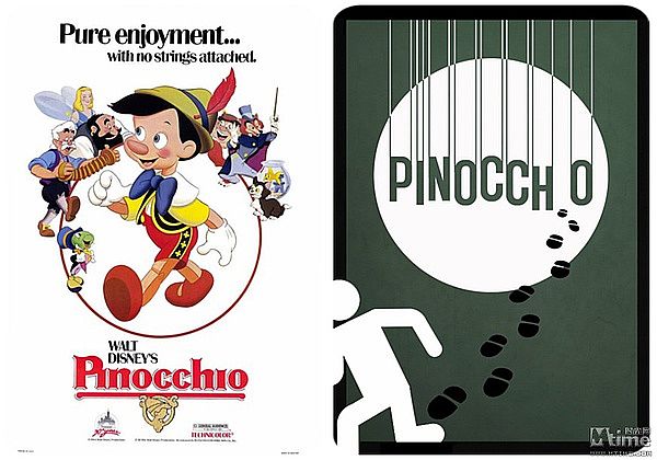 11部迪士尼的經典動畫電影新版極簡海報--Rowan Stocks-Moore{my:seotitle}