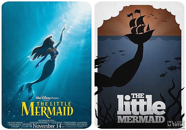 11部迪士尼的經典動畫電影新版極簡海報--Rowan Stocks-Moore{my:seotitle}