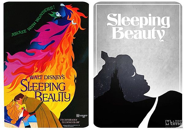 11部迪士尼的經典動畫電影新版極簡海報--Rowan Stocks-Moore{my:seotitle}