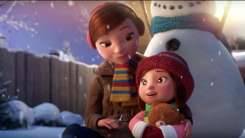 超治愈溫馨暖人動(dòng)畫《莉莉與她的雪人》