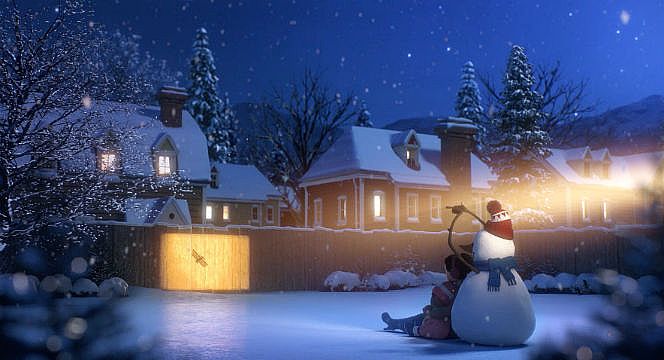 超治愈溫馨暖人動(dòng)畫《莉莉與她的雪人》