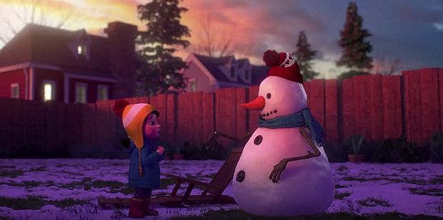 超治愈溫馨暖人動(dòng)畫《莉莉與她的雪人》